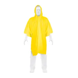 CAPA PONCHO IMPERMEABLE PVC DELGADO PRETUL