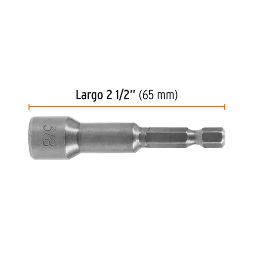 CUBO TECHO 3/8" MAGNETICO TRUPER (5 UNIDADES)