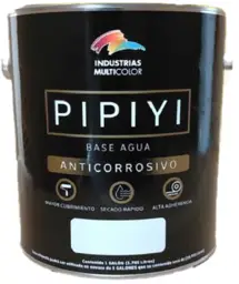 PIPIYI PINTURA ANTICORROSIVA BASE AGUA INDUSTRIAS MULTICOLOR