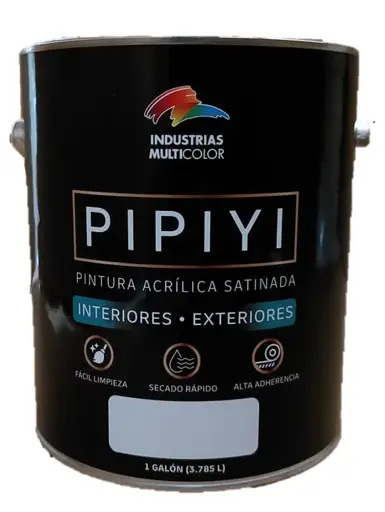 PIPIYI PINTURA ACRILICA SATINADA INDUSTRIAS MULTICOLOR