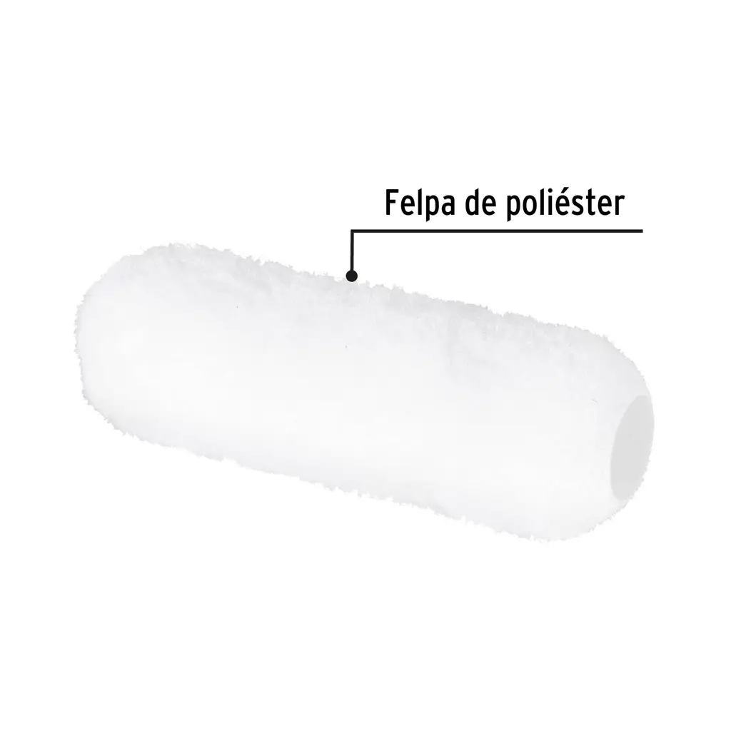 Felpa para rodillo Pretul de 9 pulgadas por 3/4 de pulgada de espesor para pintar paredes rugosas 2