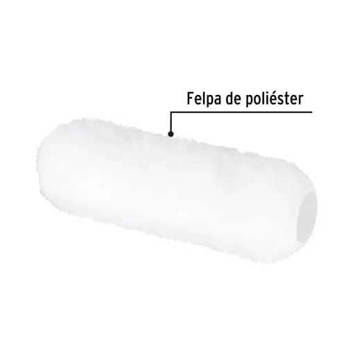 FELPA PARA RODILLO 9" X 3/4" SUPERFICIES RUGOSAS PRETUL