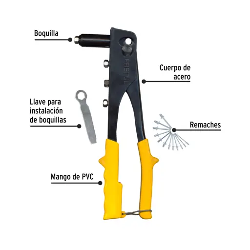 REMACHADORA 10" CON REMACHES PRETUL