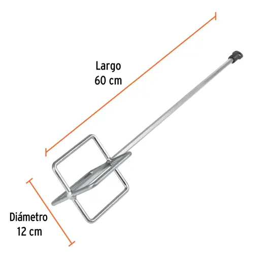 REVOLVEDOR PARA MEZCLA 120MM TRUPER