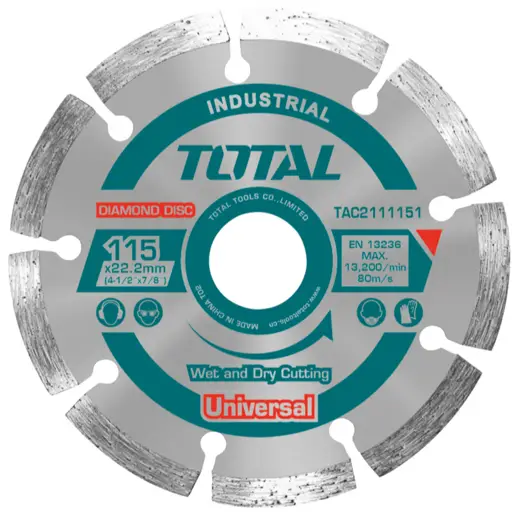 DISCO DIAMANTE SEGMENTADO 4 1/2" TOTAL
