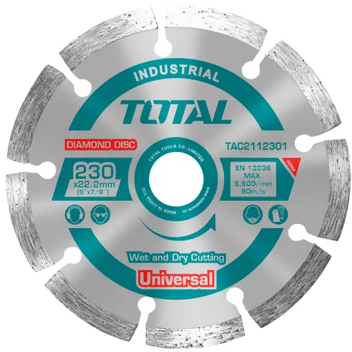 DISCO DIAMANTE SEGMENTADO 9" TOTAL