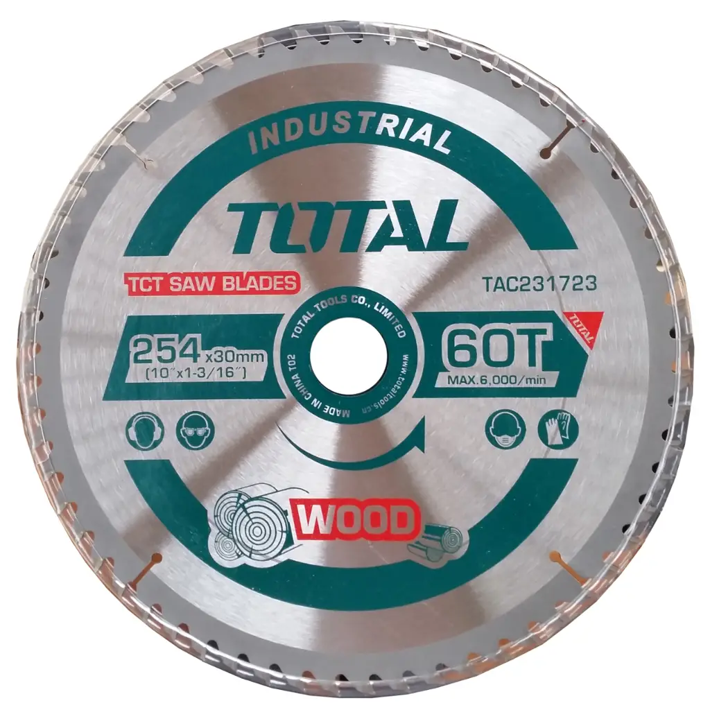 DISCO SIERRA CIRCULAR CALZADA 10" 60 DIENTES TOTAL