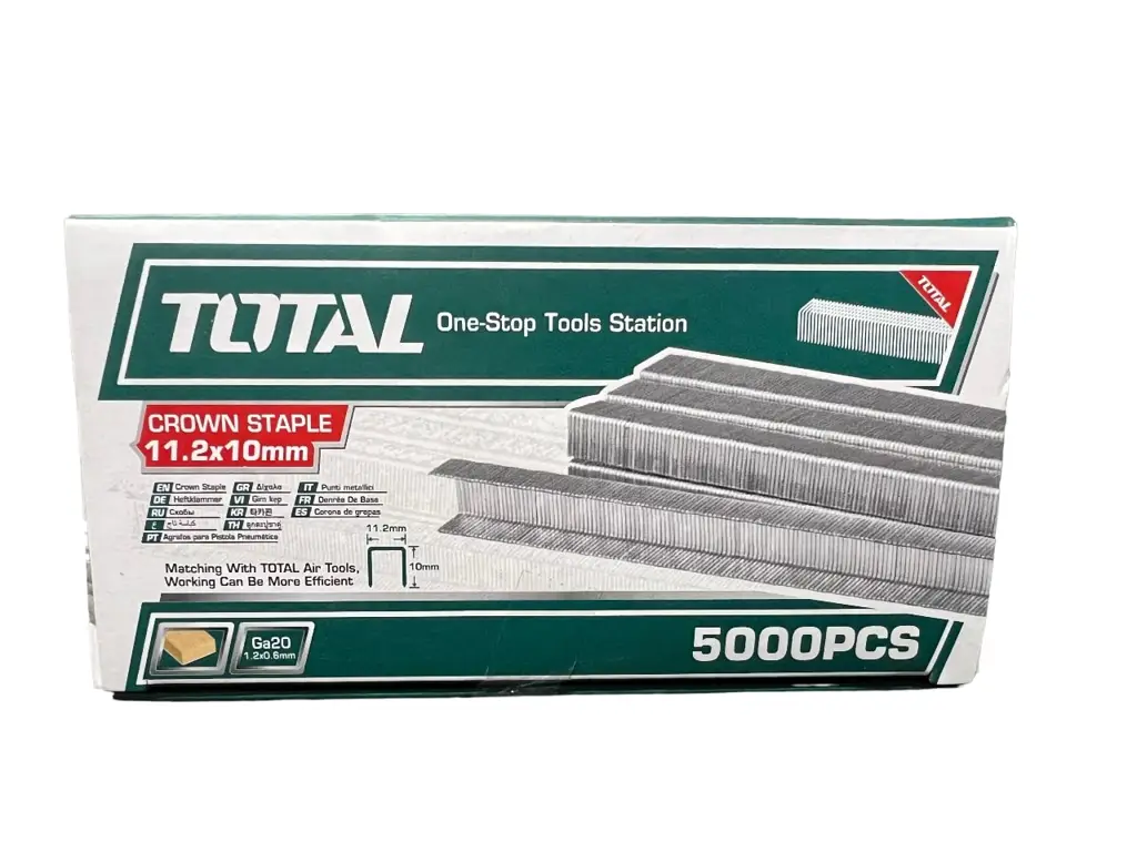 GRAPAS ENGRAPADORA NEUMATICA 5000 PIEZAS 11.2X10MM GA20 TOTAL