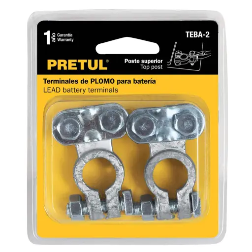 BORNERS DE PLOMO PARA BATERIA PRETUL
