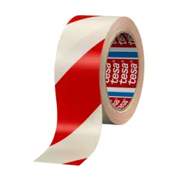 CINTA MARCAJE PISO ROJO/BLANCO 33MMX50MM TESA