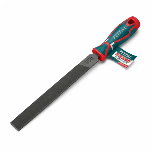 LIMA PLANA DE METAL 8" CON MANGO TOTAL