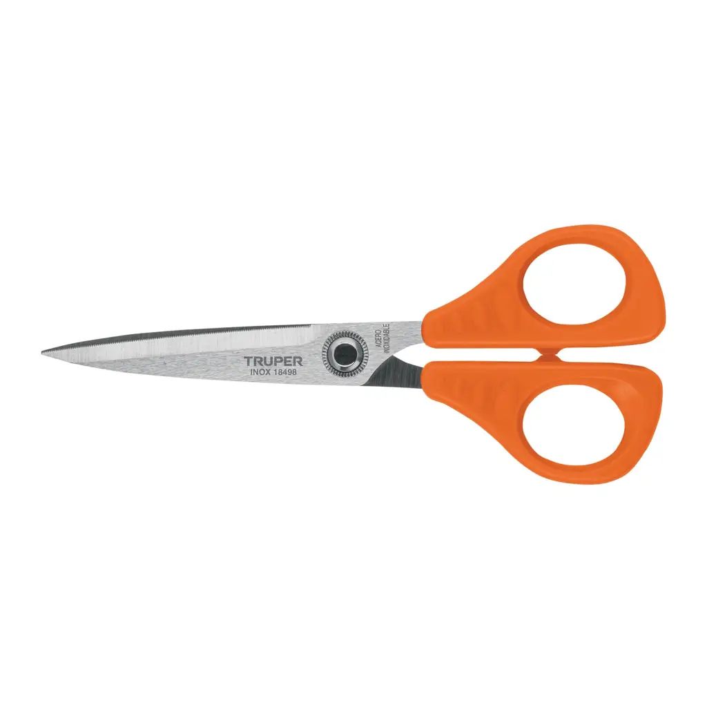TIJERA OFICINA ACERO INOXIDABLE 6 1/2" REFORZADA TRUPER