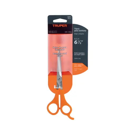 TIJERA PARA ESTILISTA 6" ACERO INOXIDABLE TRUPER