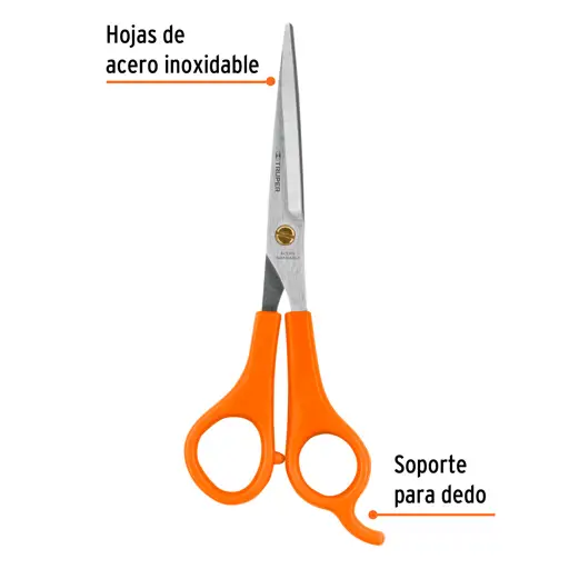 TIJERA PARA ESTILISTA 6" ACERO INOXIDABLE TRUPER