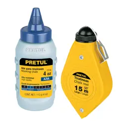 TIRALINEAS 15M PLASTICA CON TIZA PRETUL