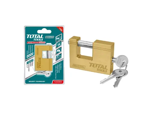 CANDADO DE BRONCE SEGURIDAD 60MM INDUSTRIAL TOTAL