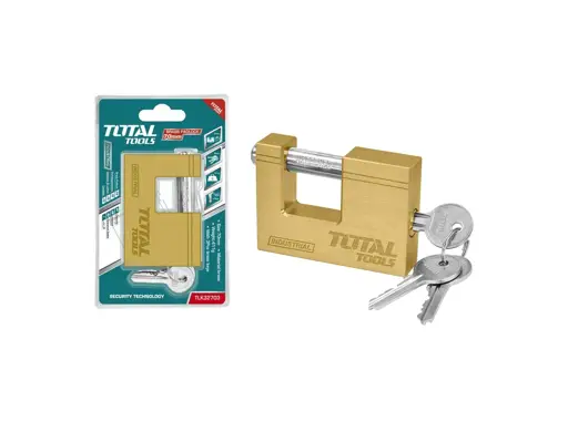 CANDADO DE BRONCE SEGURIDAD 70MM INDUSTRIAL TOTAL
