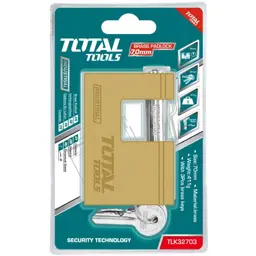 CANDADO DE BRONCE SEGURIDAD 70MM INDUSTRIAL TOTAL