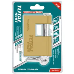 CANDADO DE BRONCE SEGURIDAD 90MM INDUSTRIAL TOTAL