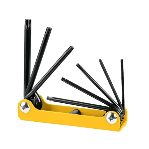 JUEGO LLAVES TORX TIPO NAVAJA PRETUL