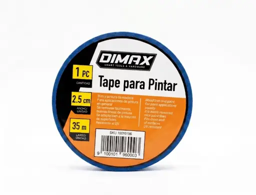TAPE PINTAR AZUL 1"X35M DIMAX