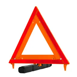 TRIANGULO DE SEGURIDAD 17" CON ESTUCHE TRUPER