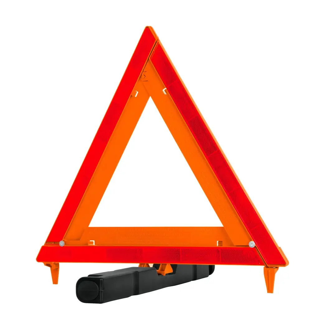 TRIANGULO DE SEGURIDAD 17" CON ESTUCHE TRUPER