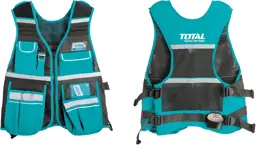 CHALECO PORTA HERRAMIENTAS AJUSTABLE TOTAL