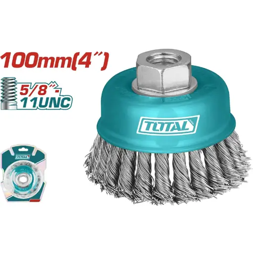 CEPILLO TRENZADO COPA 5/8X4 TOTAL