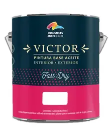 VICTOR PINTURA EN ACEITE FAST DRY INDUSTRIAS MULTICOLOR