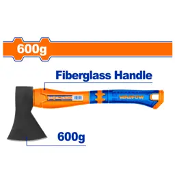 HACHA MEDIA MANGO FIBRA DE VIDRIO 600GR WADFOW