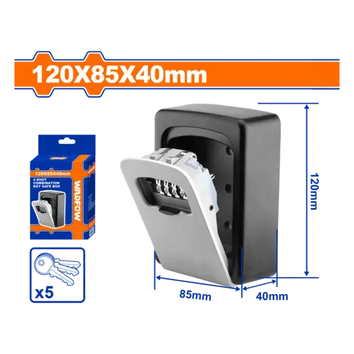 CAJA SEGURIDAD DE COMBINACION PARA LLAVES WADFOW