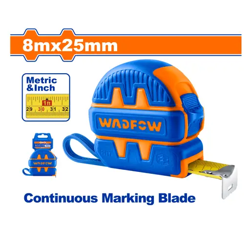 CINTA METRICA 8MX25MM WADFOW