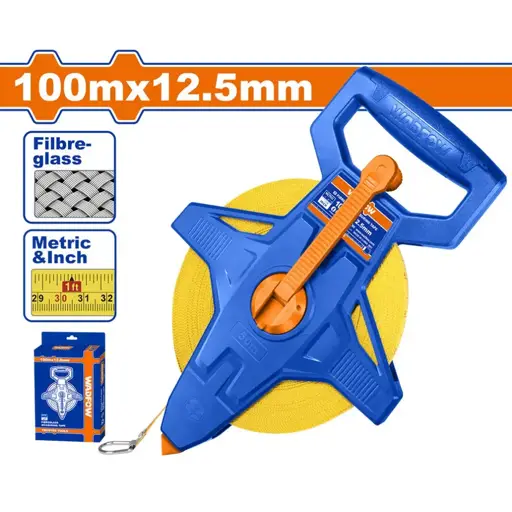 CINTA METRICA TOPOGRAFO FV 100MT WADFOW