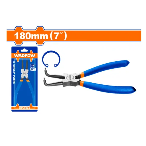 ALICATE PARA SEGUROS CURVO INTERIOR 7" WADFOW