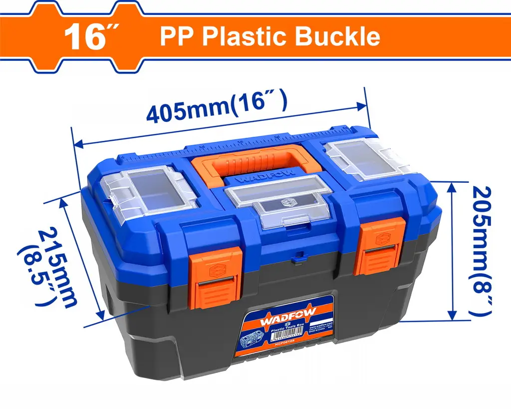 CAJA HERRAMIENTAS PLASTICA 16" WADFOW