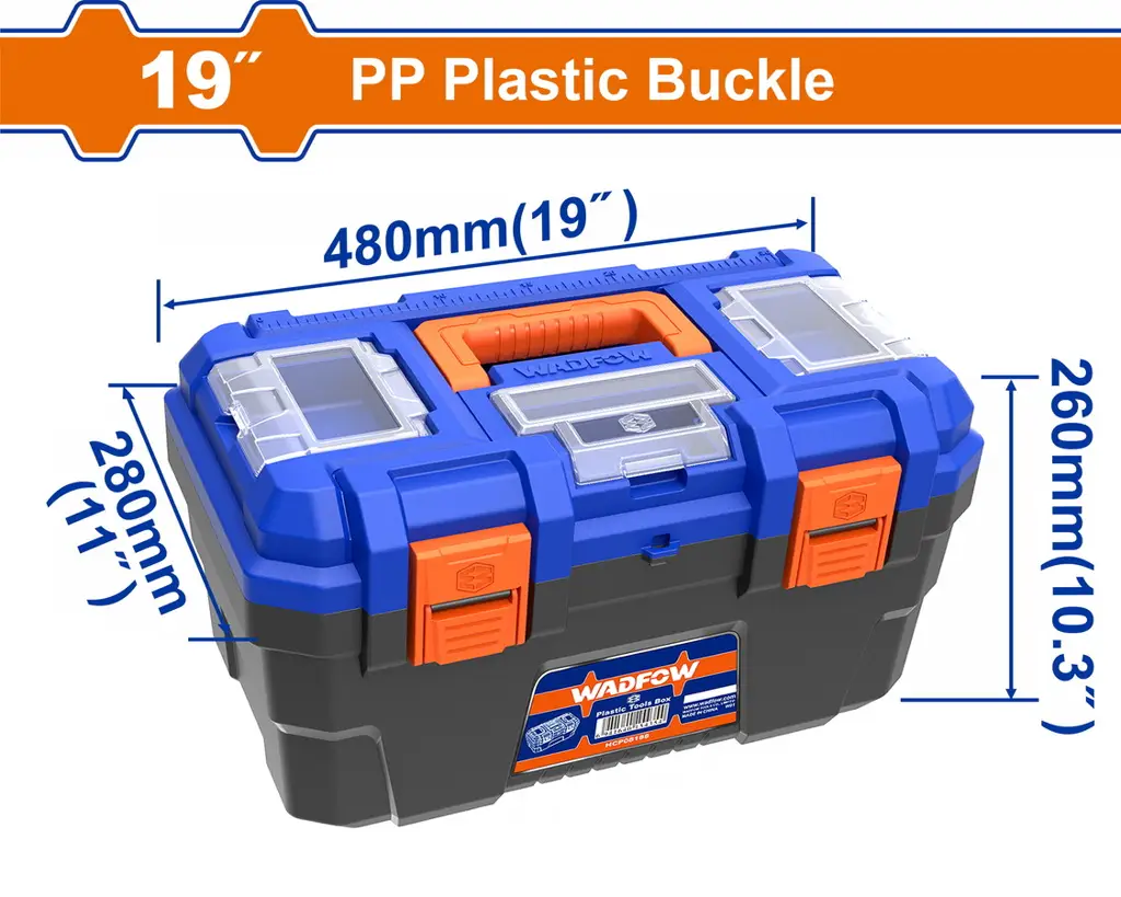 CAJA HERRAMIENTAS PLASTICA 19" WADFOW