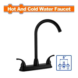 CACHERA CUELLO GANSO 8" NEGRO MATE WADFOW