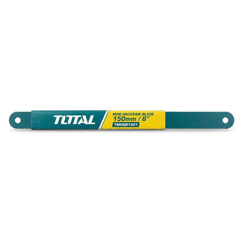 Set de hojas de segueta de 6 pulgadas marca Total fabricadas en acero templado para cortes en metal y plástico 1