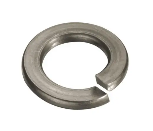 1/4 ARANDELA DE PRESION GALVANIZADA (PAQUETE DE 10)