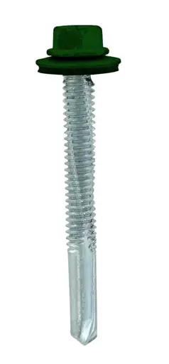 1/4X2 1/2 TORNILLO PARA TECHO PUNTA BROCA VERDE (PAQUETE 100)