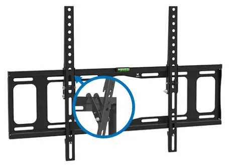 Soporte de pared de acero negro inclinable Xtech para pantallas de televisión de 32 a 70 pulgadas 3