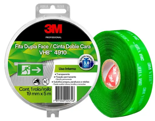 CINTA DOBLE CONTACTO VHB TRANSPARENTE 3M