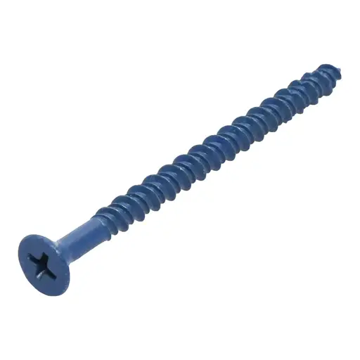 #10X 1 1/4 TORNILLO PARA CONCRETO CABEZA PLANA (PAQUETE DE 10)