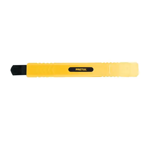 CUTTER 9MM PLASTICO PARA CARTON REFORZADO PRETUL