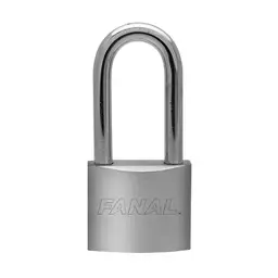 CANDADO DE HIERRO PLATA 60MM ESPIGA LARGA FANAL