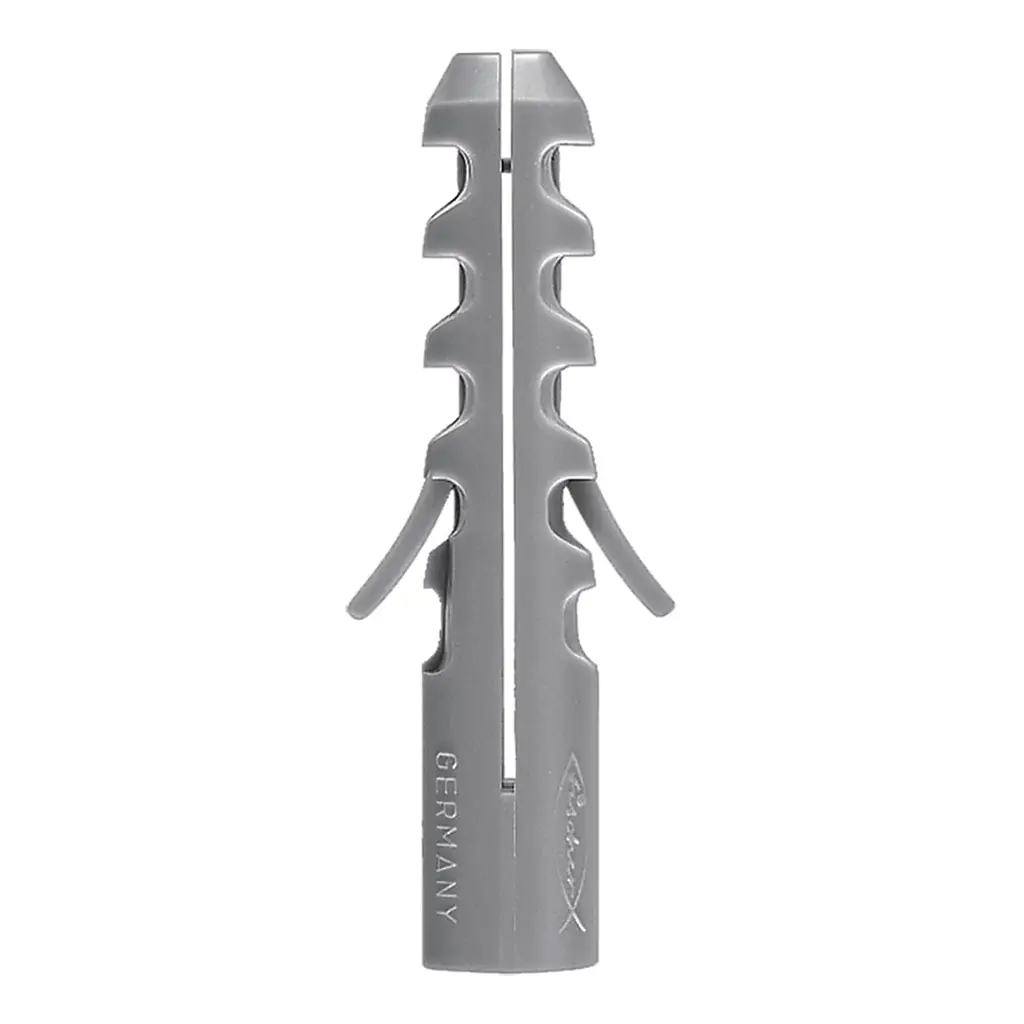 ESPANDER DE NYLON TIPO S 6 MM 1/4" CAJA DE 100 UNIDADES FISCHER