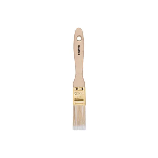 BROCHA 1" MANGO DE MADERA TRUPER