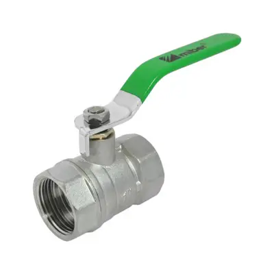 Llave de paso de bola Miber de media pulgada fabricada en latón resistente 1