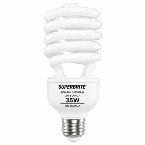BOMBILLO ESPIRAL LUZ BLANCA 35W
